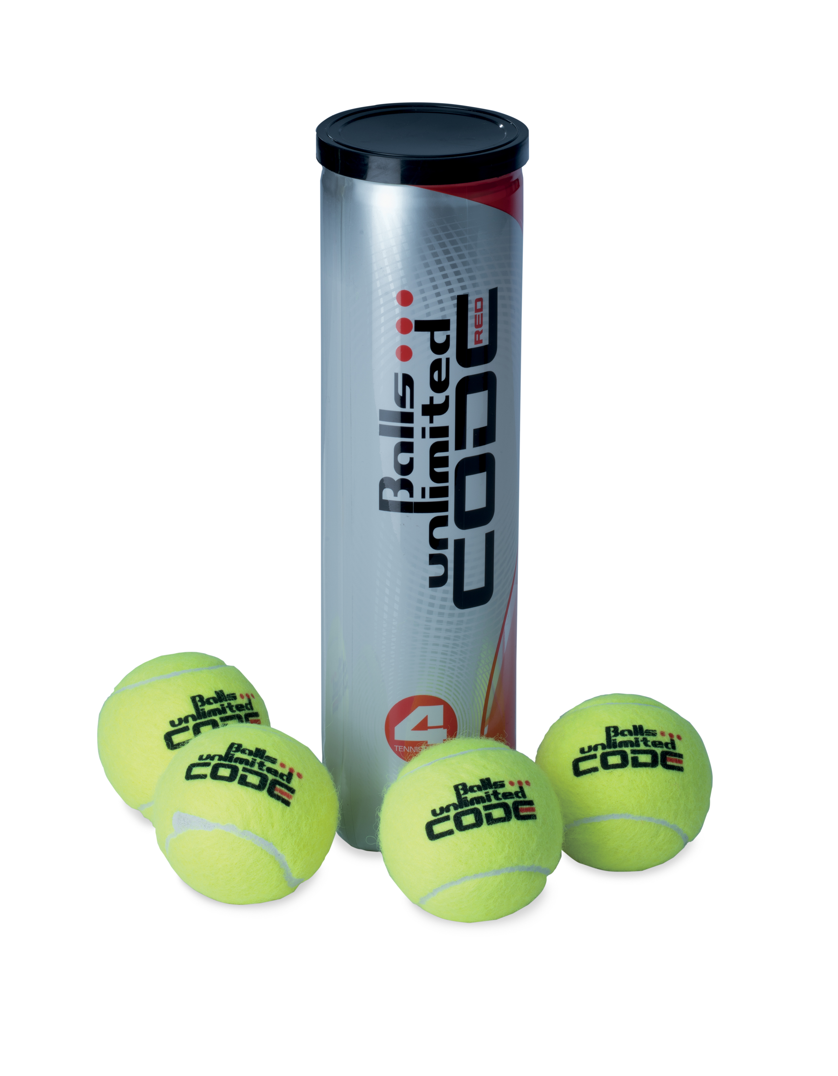 Tennisball Balls Unlimited Code Red - pack of 4
