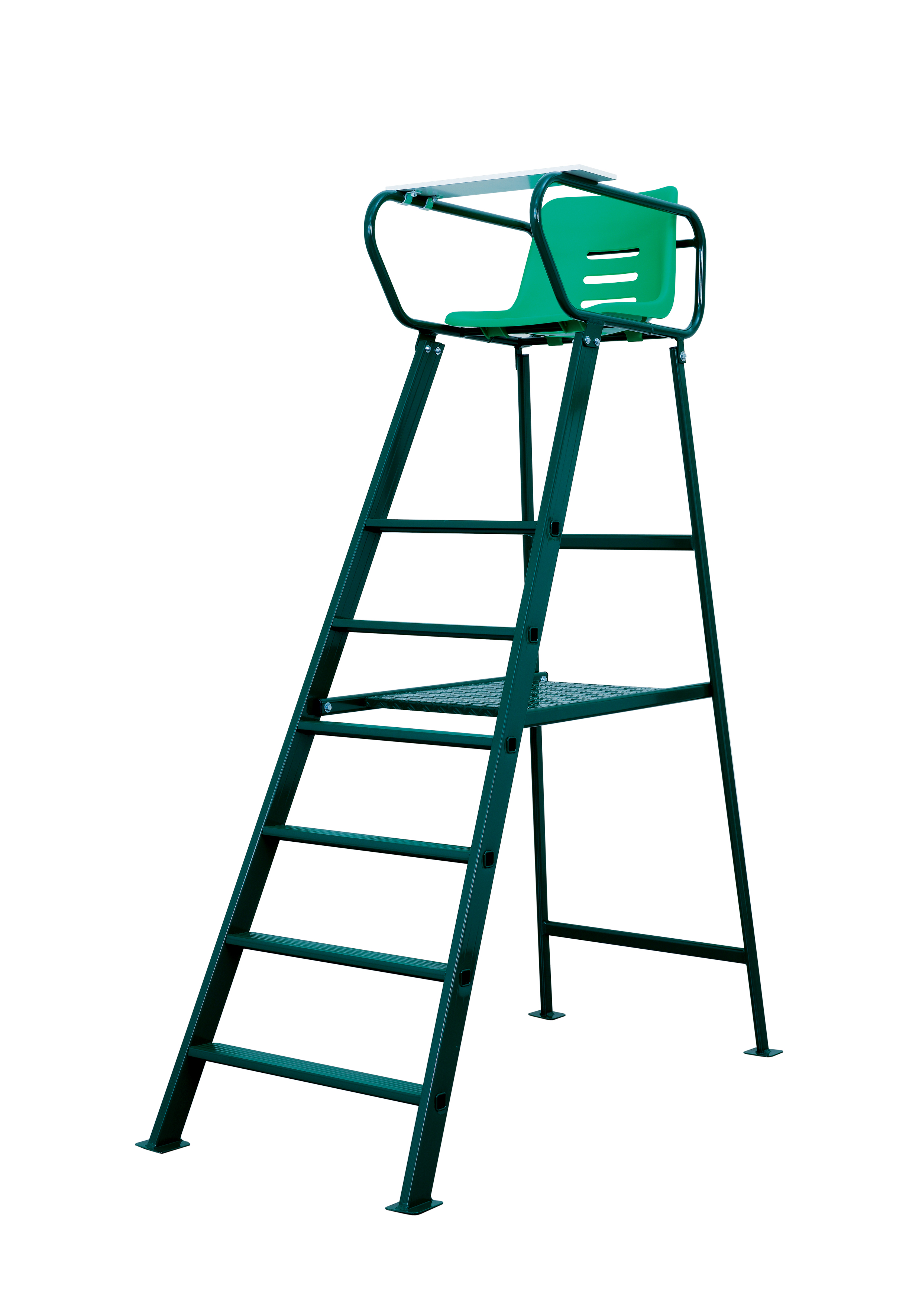 Schiedsrichterstuhl Court Royal Deluxe grün pulverbeschichtet