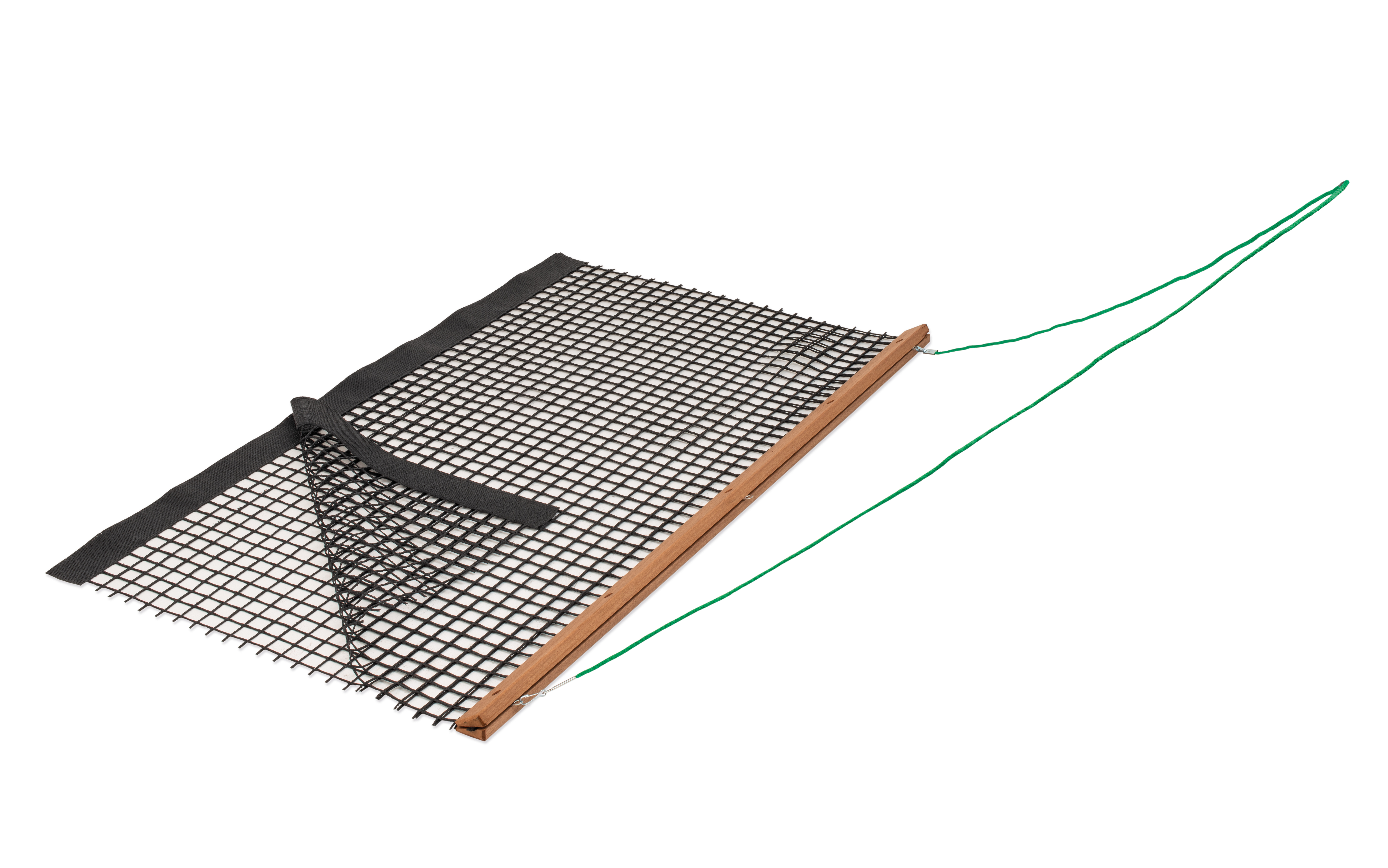 US_41020_Holz-Schleppnetz_PVCdoppelt_NEU Wooden Drag Net - Double PVC