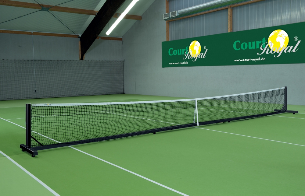 404851hngTo8aHVg8OI Tennisnetzanlage Court Royal II Turnier einzel schwarz
