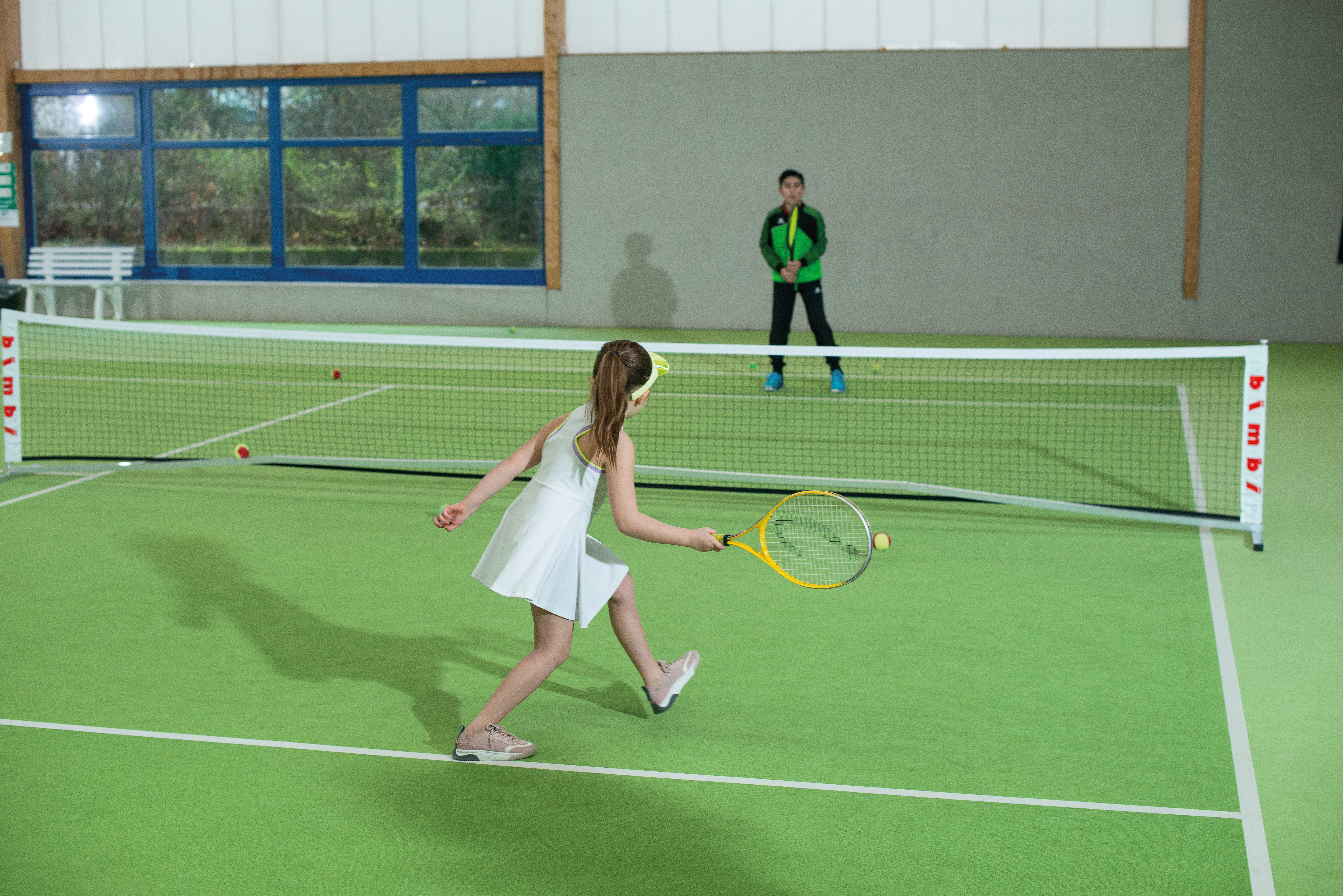 Bimbi Small Court Tennis System usage