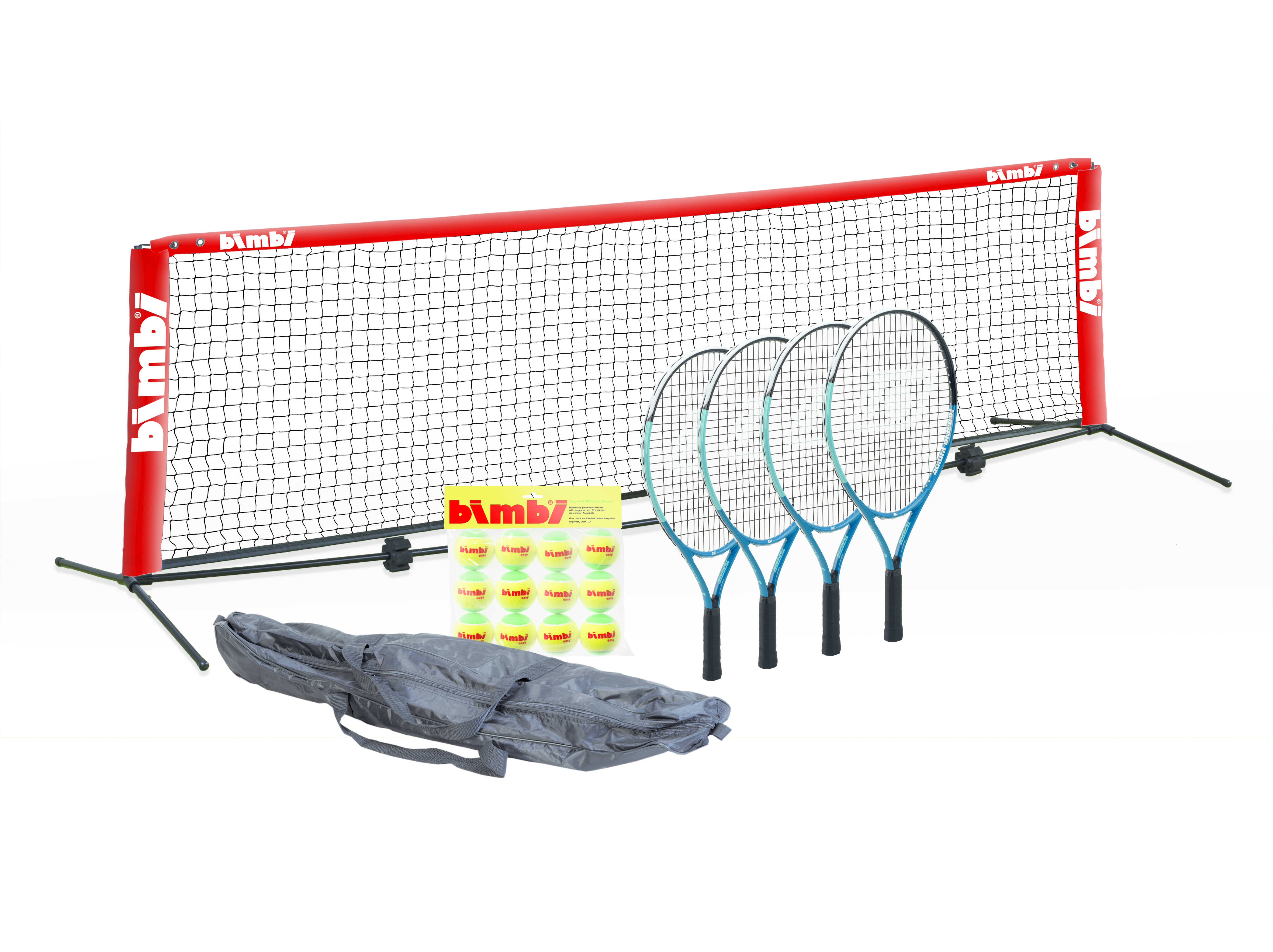 Bimbi Small Court Tennis Net - 6.10 m School Set