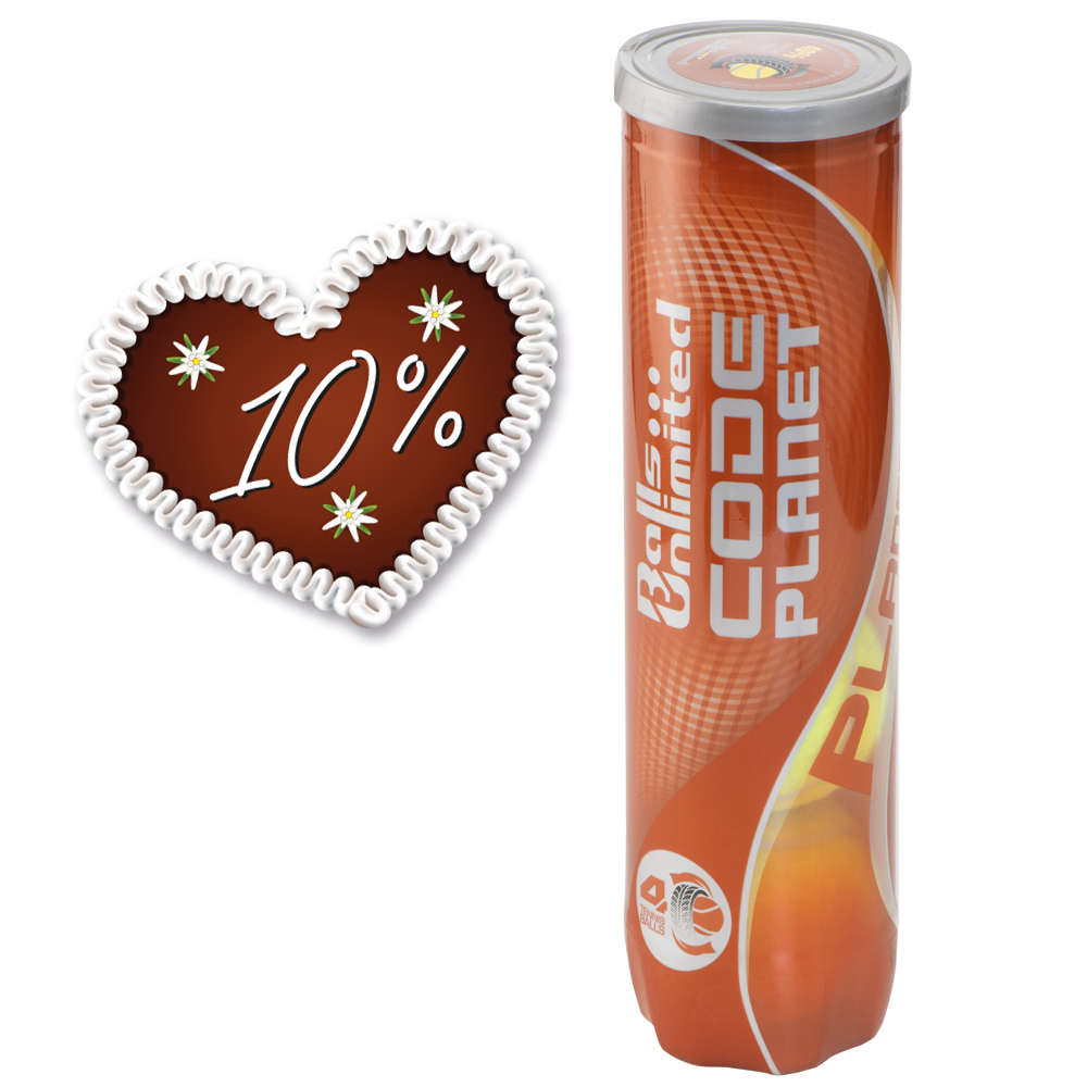 Tennis Ball Balls Unlimited Code Planet - 4-pack