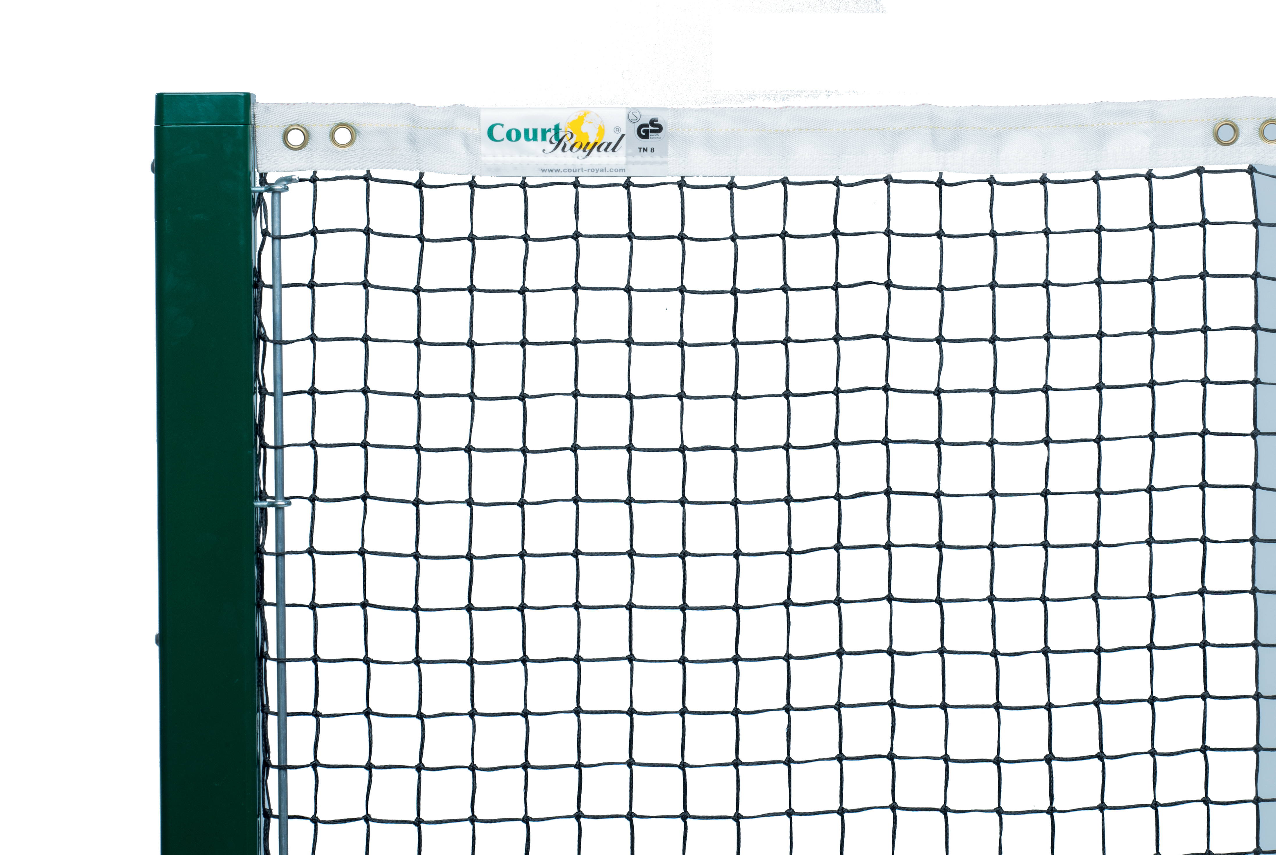 US_40549_Tennisnetz_CourtRoyal_TN8_schwarz Tennisnetz Court Royal TN 8 schwarz
