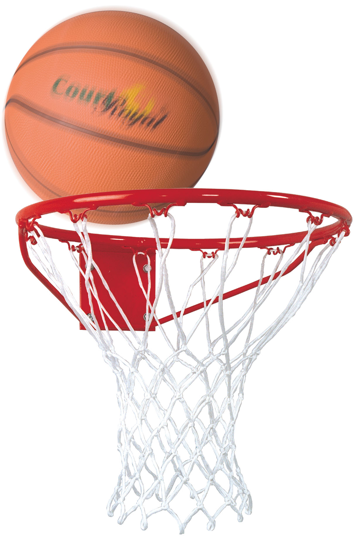 US_300229 Basketball Korb DIN rot