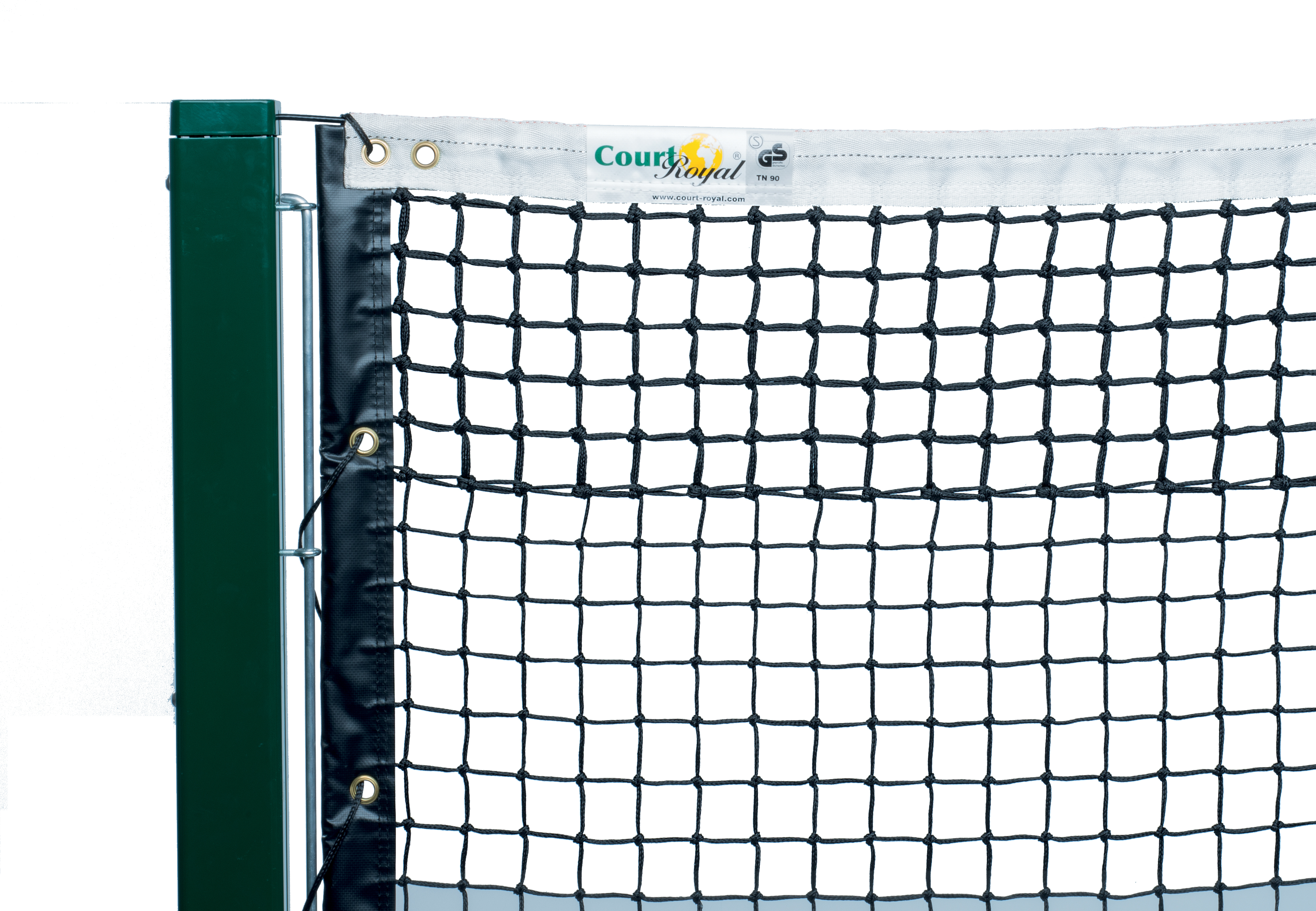 US_40610_Tennisnetz_CourtRoyal_TN90_schwarz Tennisnetz Court Royal TN 90 schwarz