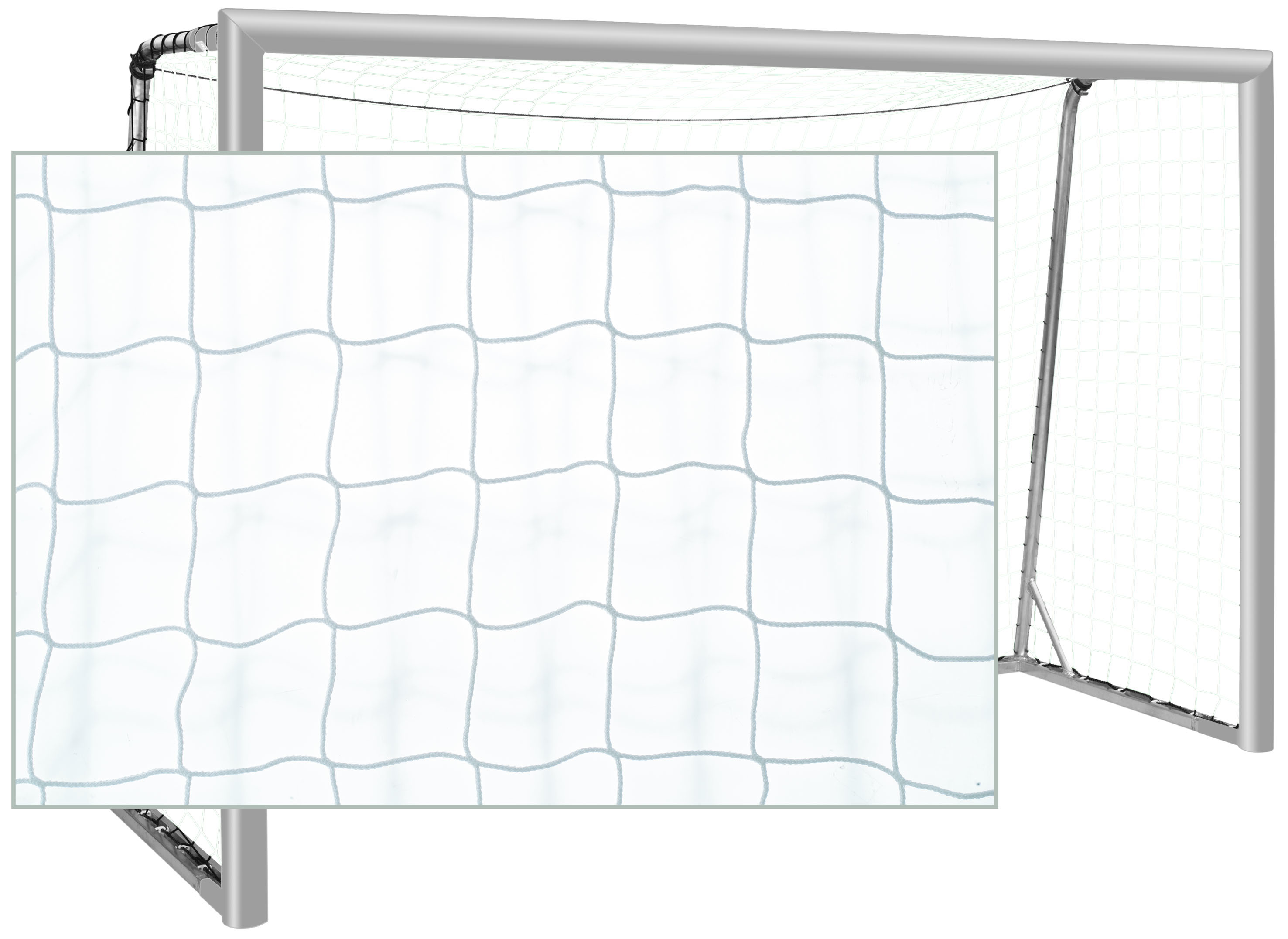US_20241_Jugendfussballtornetz_Borussia_4mm Jugendfußballtornetz Borussia 4 mm weiß