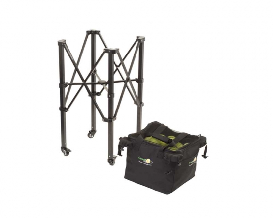 1439_1fSsm6VSmlLEjn Ballwagen Court Royal Easy Pack Black Series Tasche und Gestell