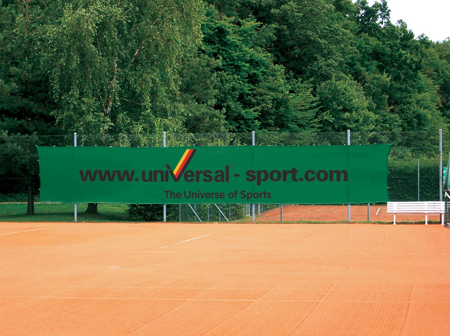 Windscreen Advertising Superprinted with Universal Sport