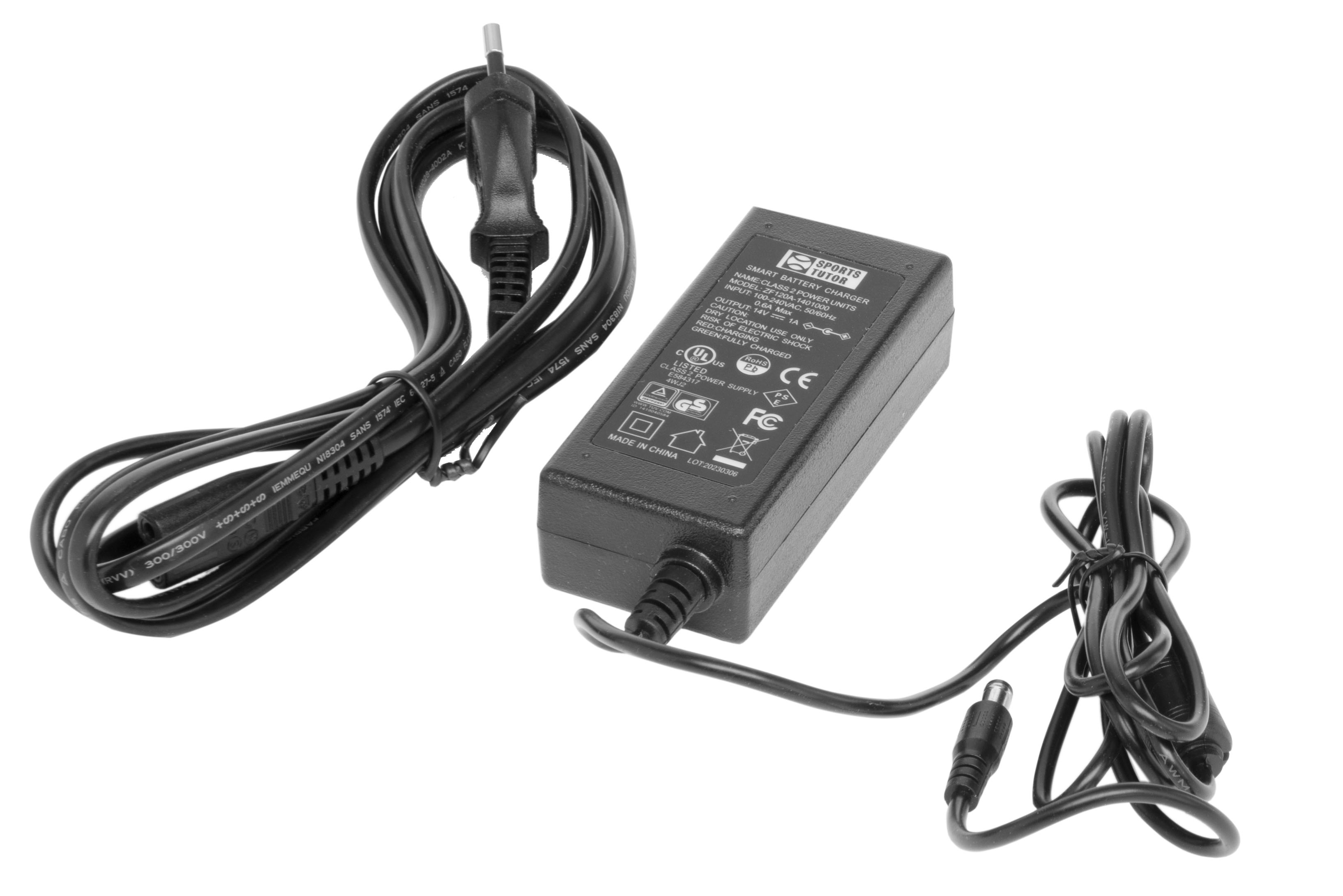 Charger for Tennis Tutor ball machine 220V