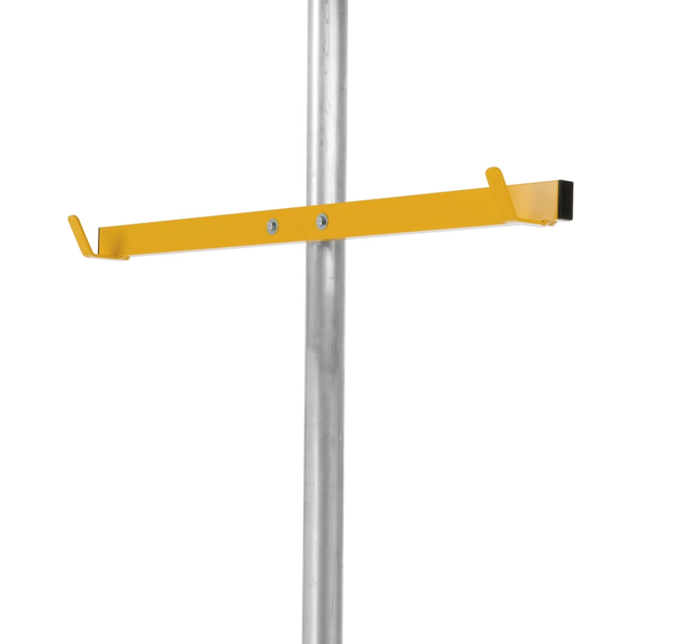 Schleppnetz Doppelhalter gelb Detail