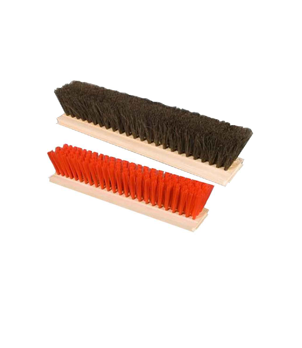 Replacement brushes 50 cm wide - Plastic red or Arenga