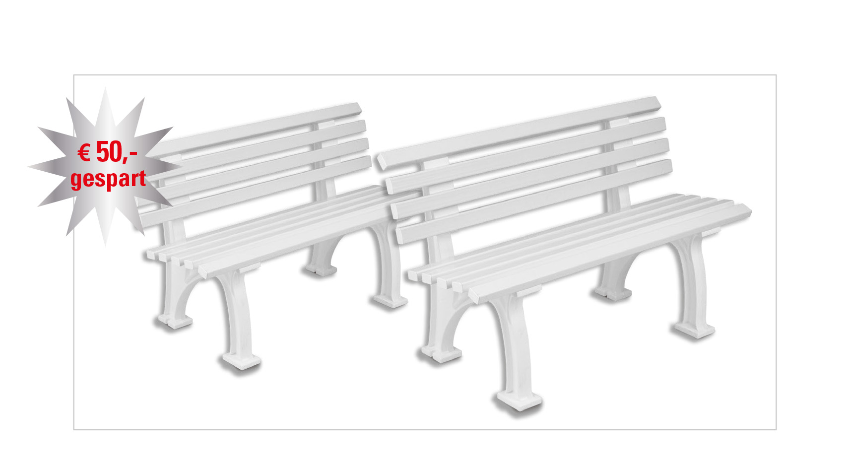 US_Pakete_48001 Bench package cologne white
