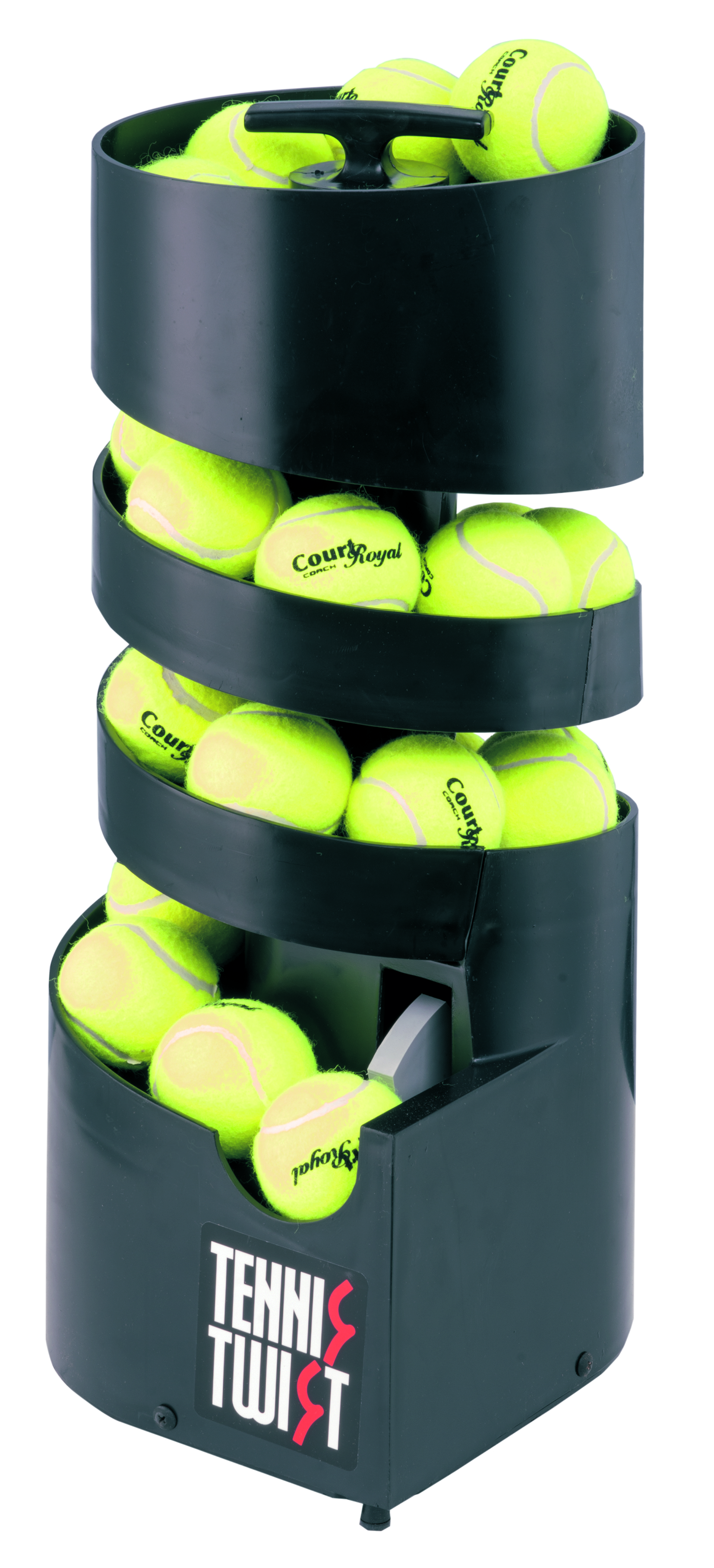 Ballwurfmaschine Tennis-Twist: 28 Bälle Ballwurfmaschine Tennis-Twist: 28 Bälle