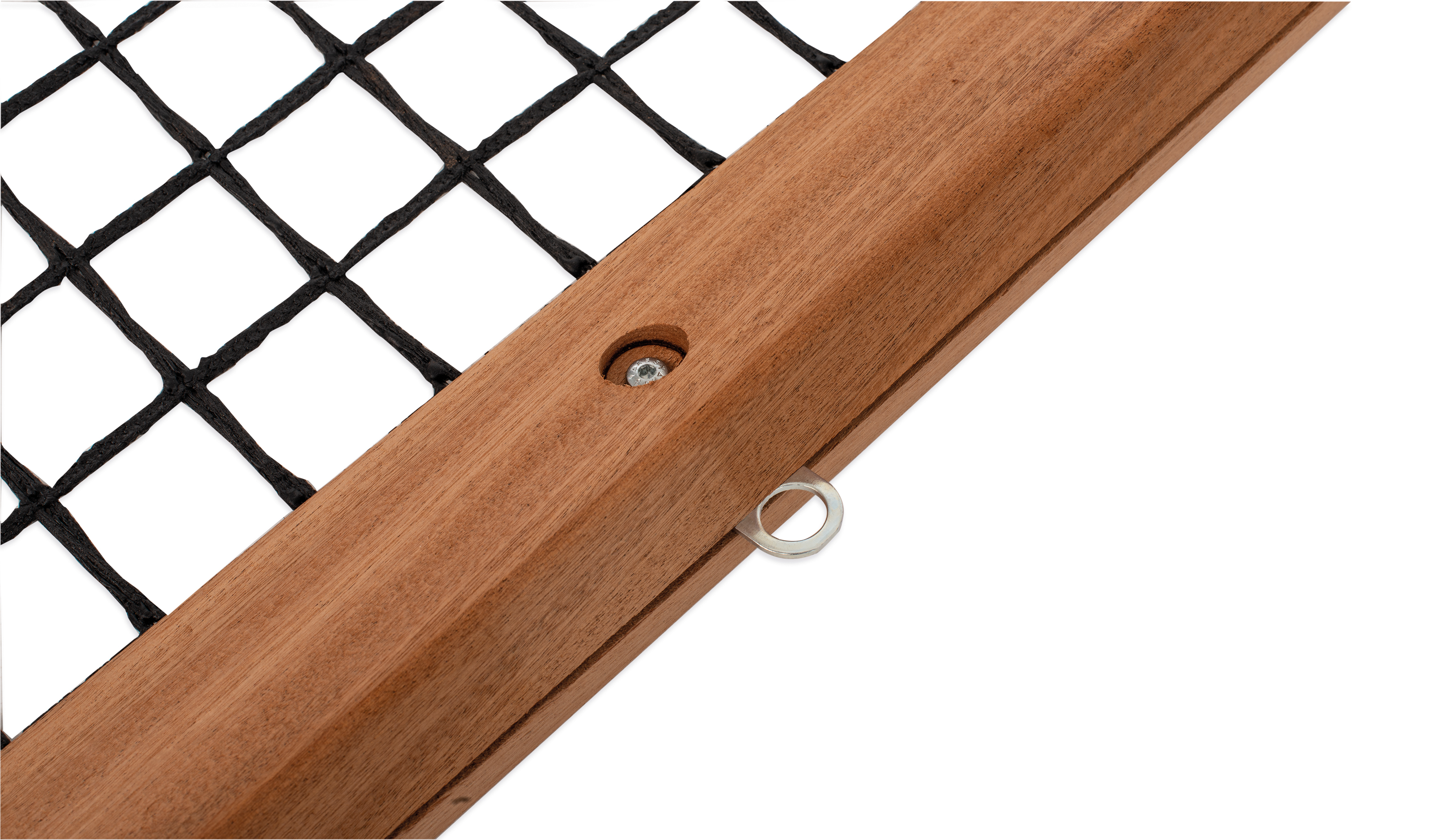Holz-Schleppnetz PVC doppelt Detail