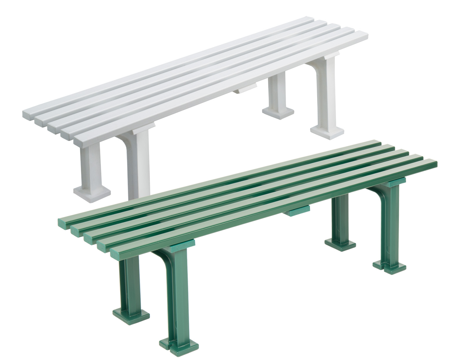 Bench Munich - white or green Bench Munich - white or green