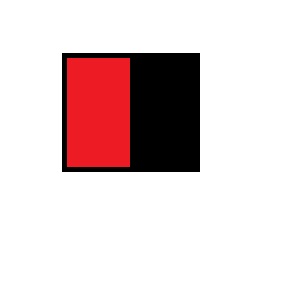 Flag for Corner Pole red/black