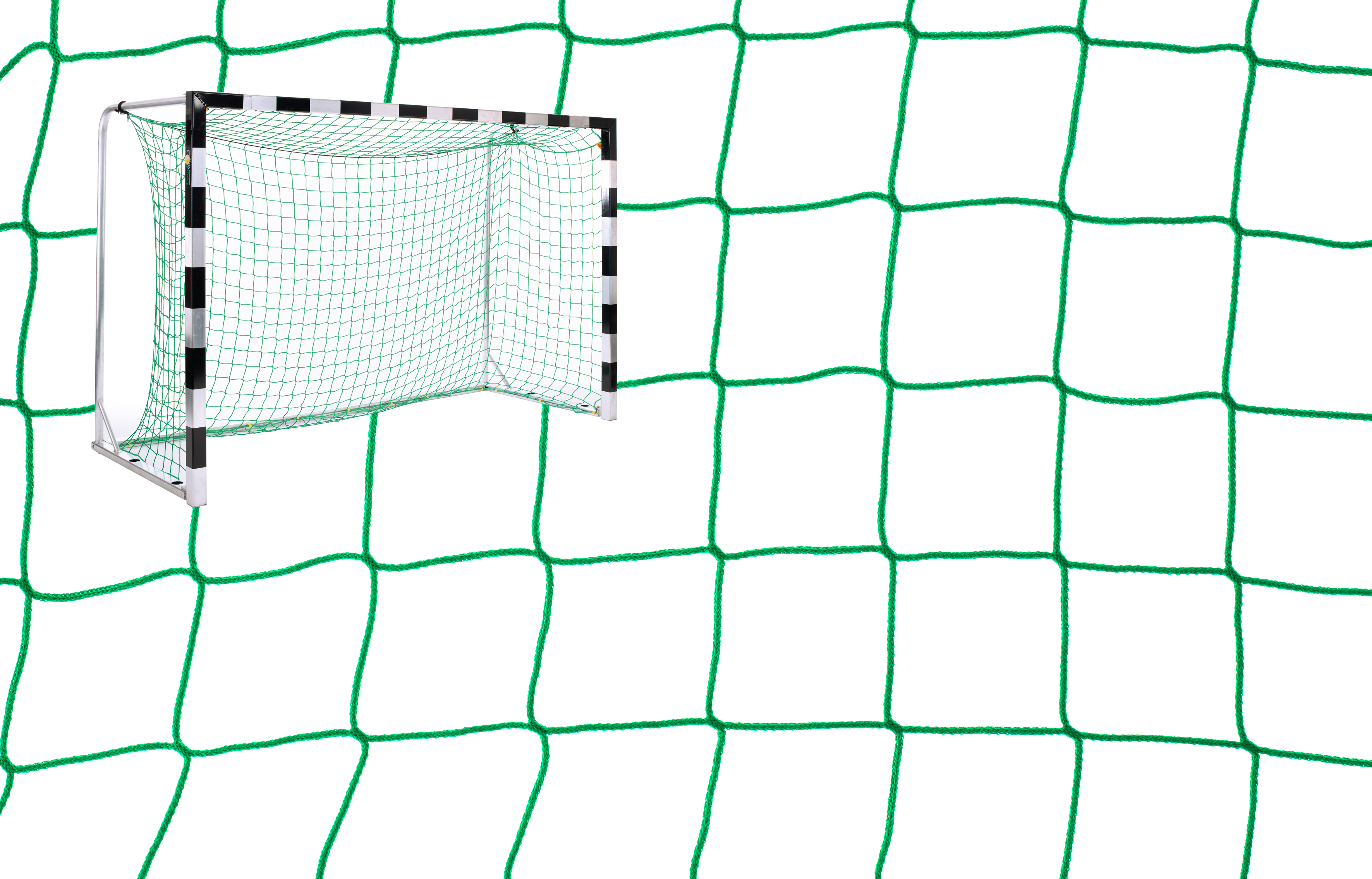 Kleinfeld- und Handballtornetz 4 mm grün