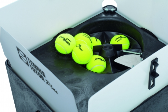 Ballwurfmaschine "Tennis Tutor Plus"  Oben